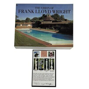 The Vision of Frank Lloyd Wright Thomas Heinz 2006 Architecture Book w/Insert